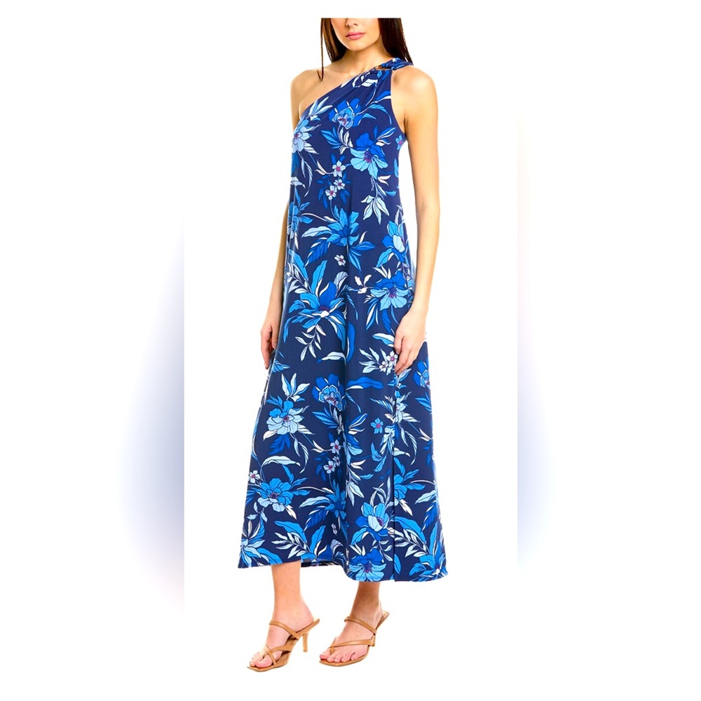 Tommy Bahama Romantic Blooms One-shoulder maxi dress